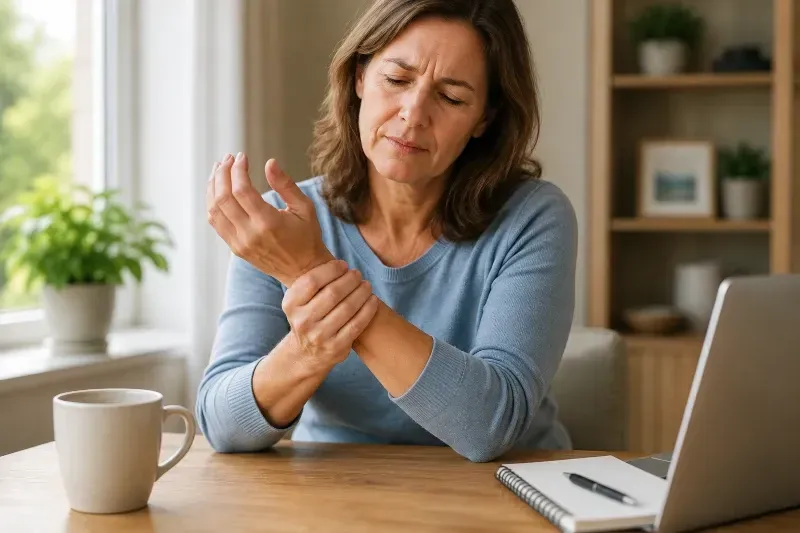 woman with wrist pain
