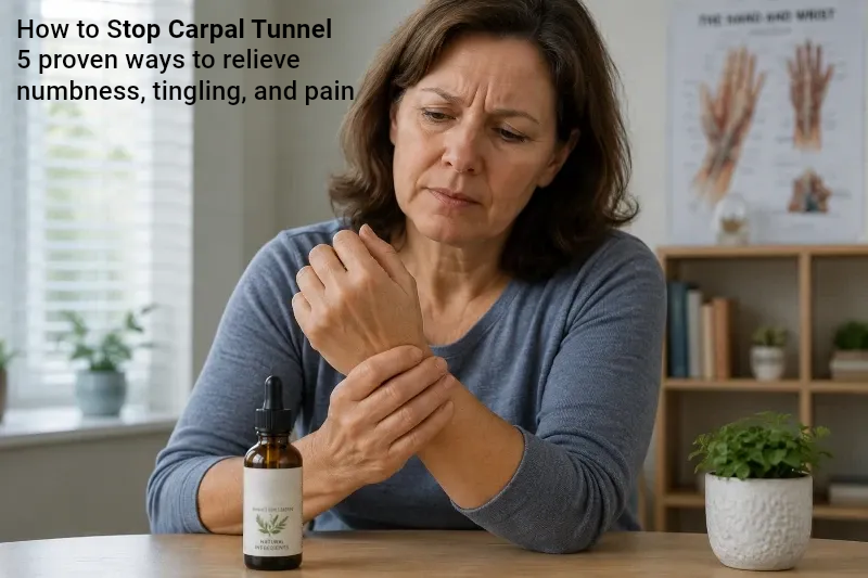 woman with hand pain