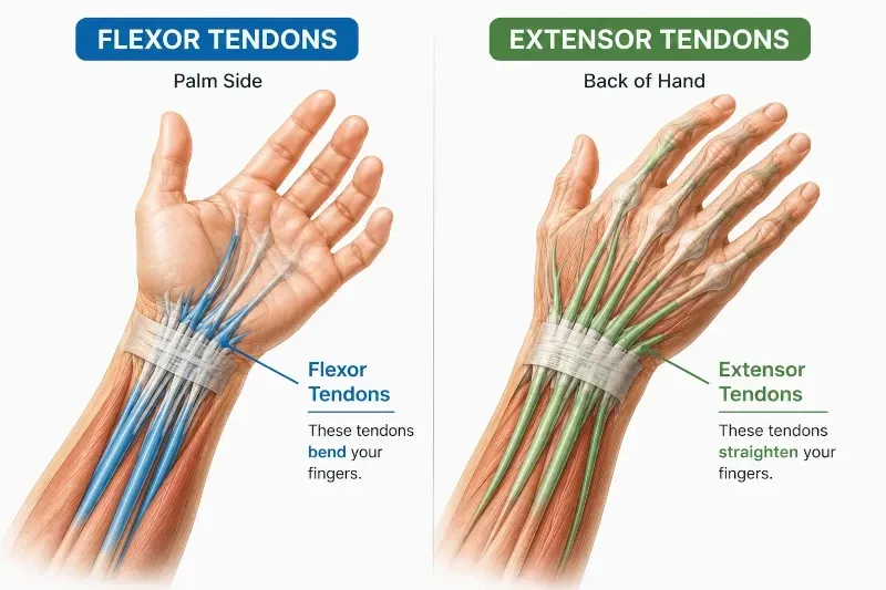 wrist tendons
