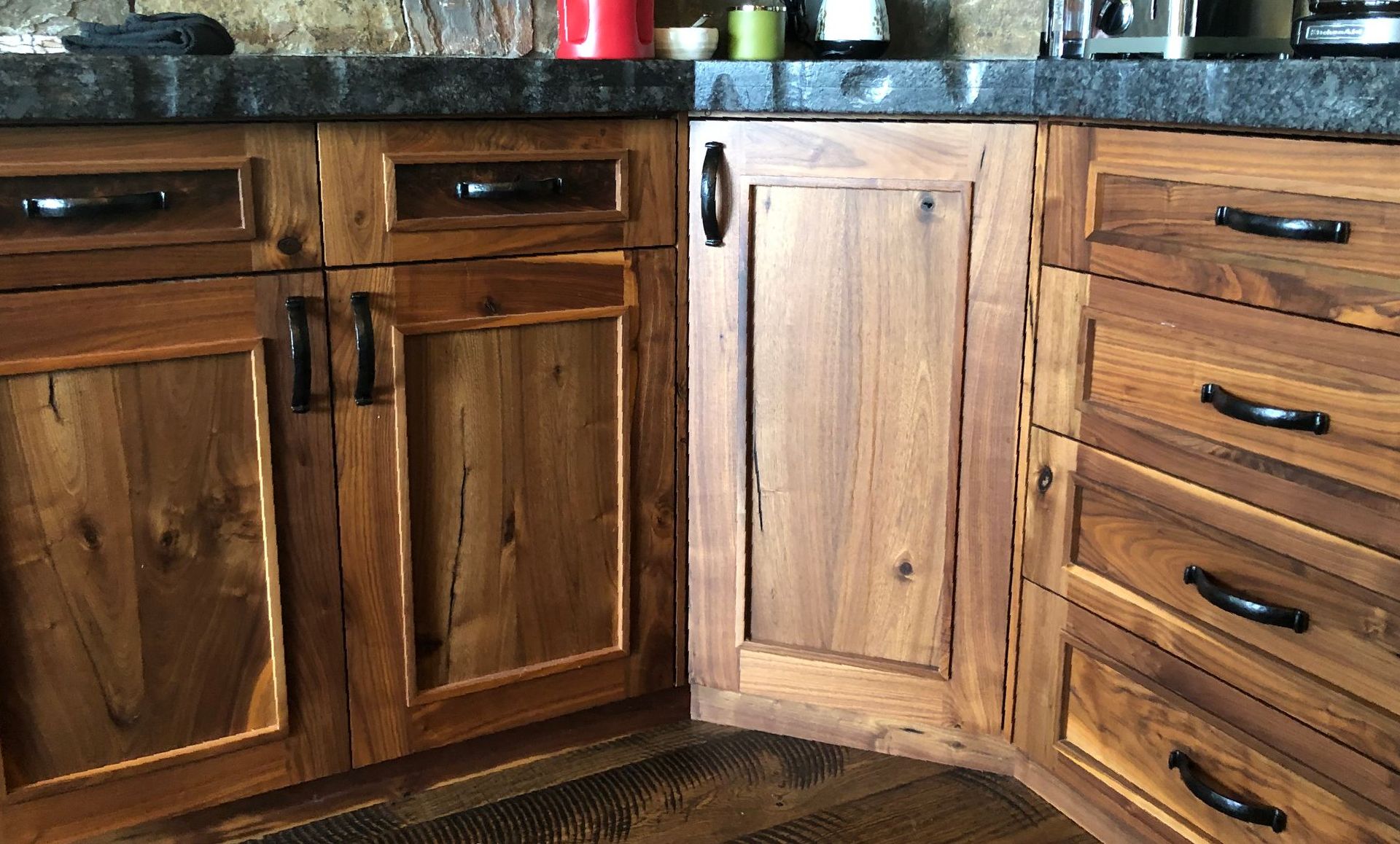 Custom Kitchen Cabinets Libby, MT Stained Birch