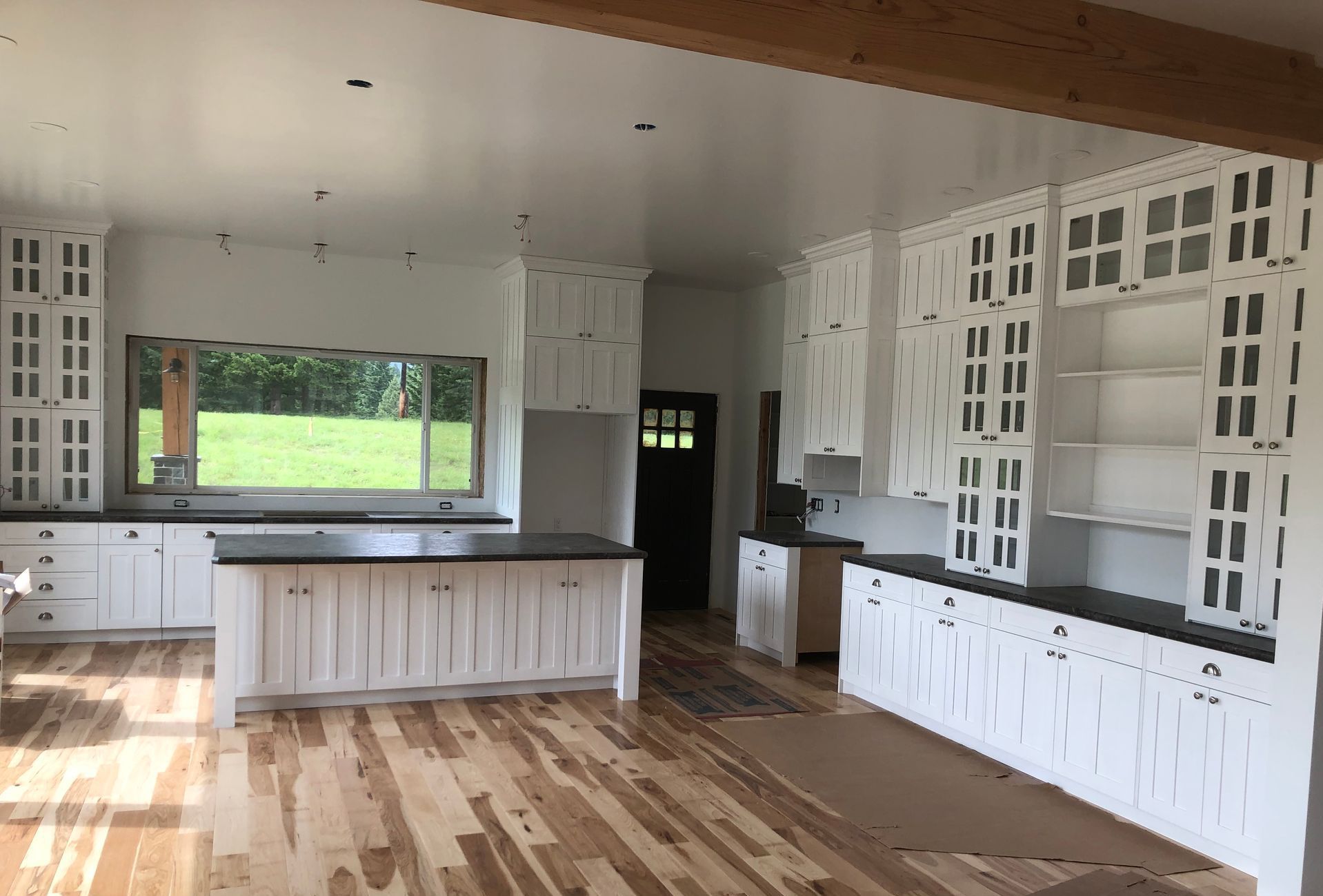 Custom Kitchen Cabinets Libby, MT Painted White