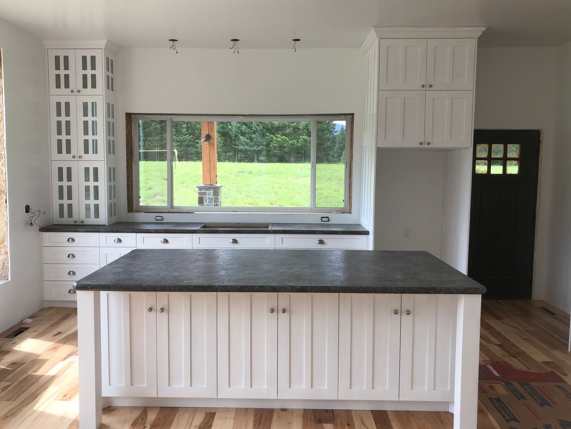 Custom Kitchen Cabinets Libby, MT Painted White