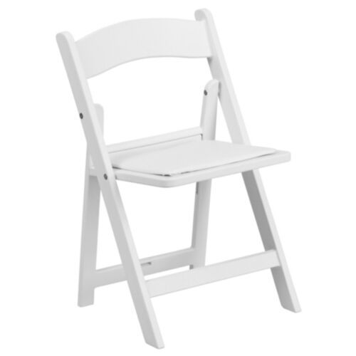 White Resin Folding Chairs