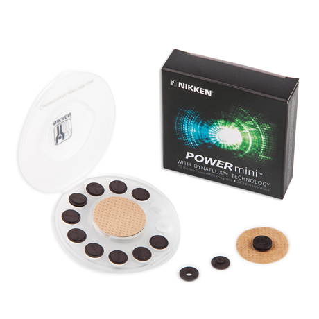 Discos magnéticos Nikken en estuche blanco