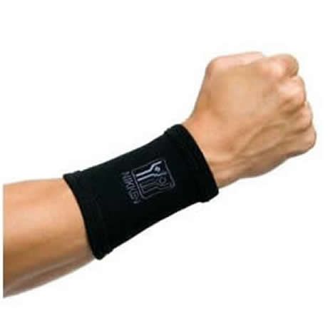 Muñequera deportiva negra Nikken