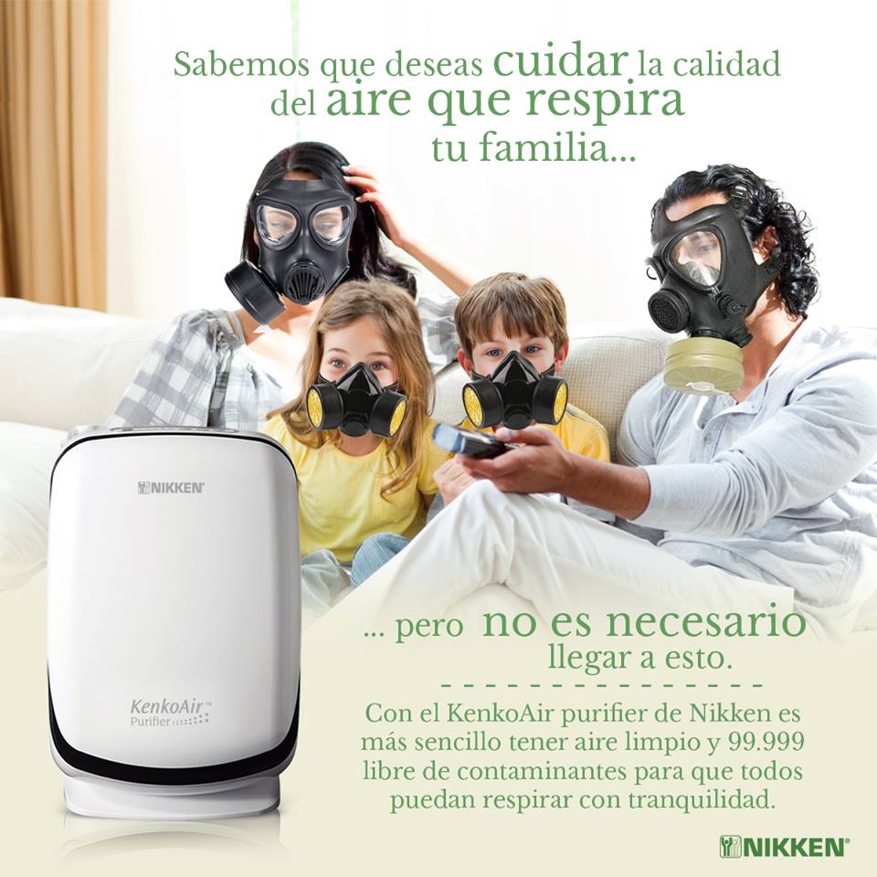 Familia empezando a utilizar el Purificador de Aire KENKOAIR 