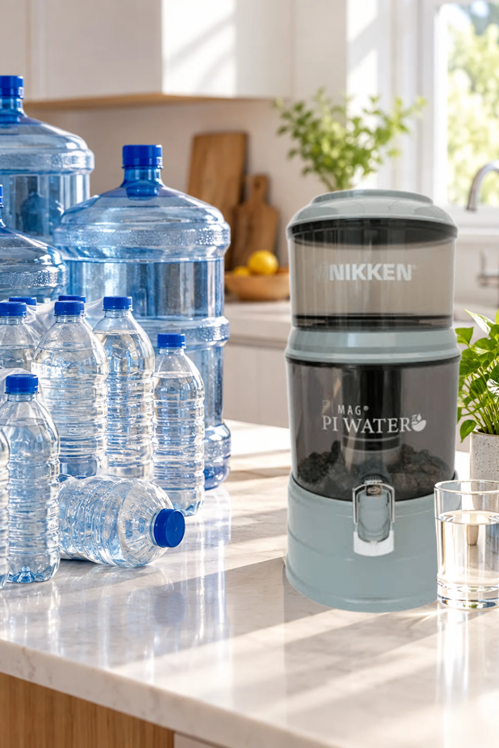 PiMag Waterfall de Nikken con sus principales diferenciadores y beneficios para el tratamiento del agua.