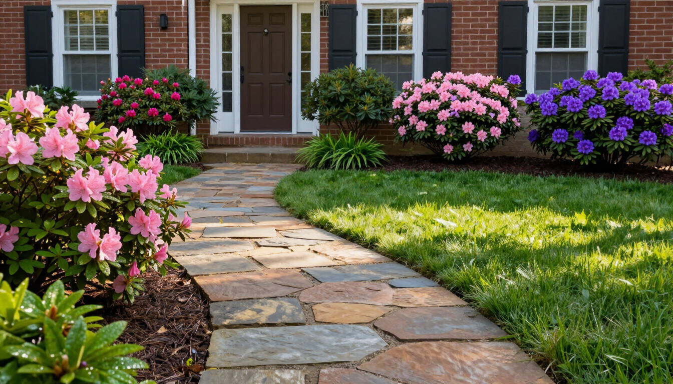 Professional landscaping services in Southern MD showing a new patio installation.