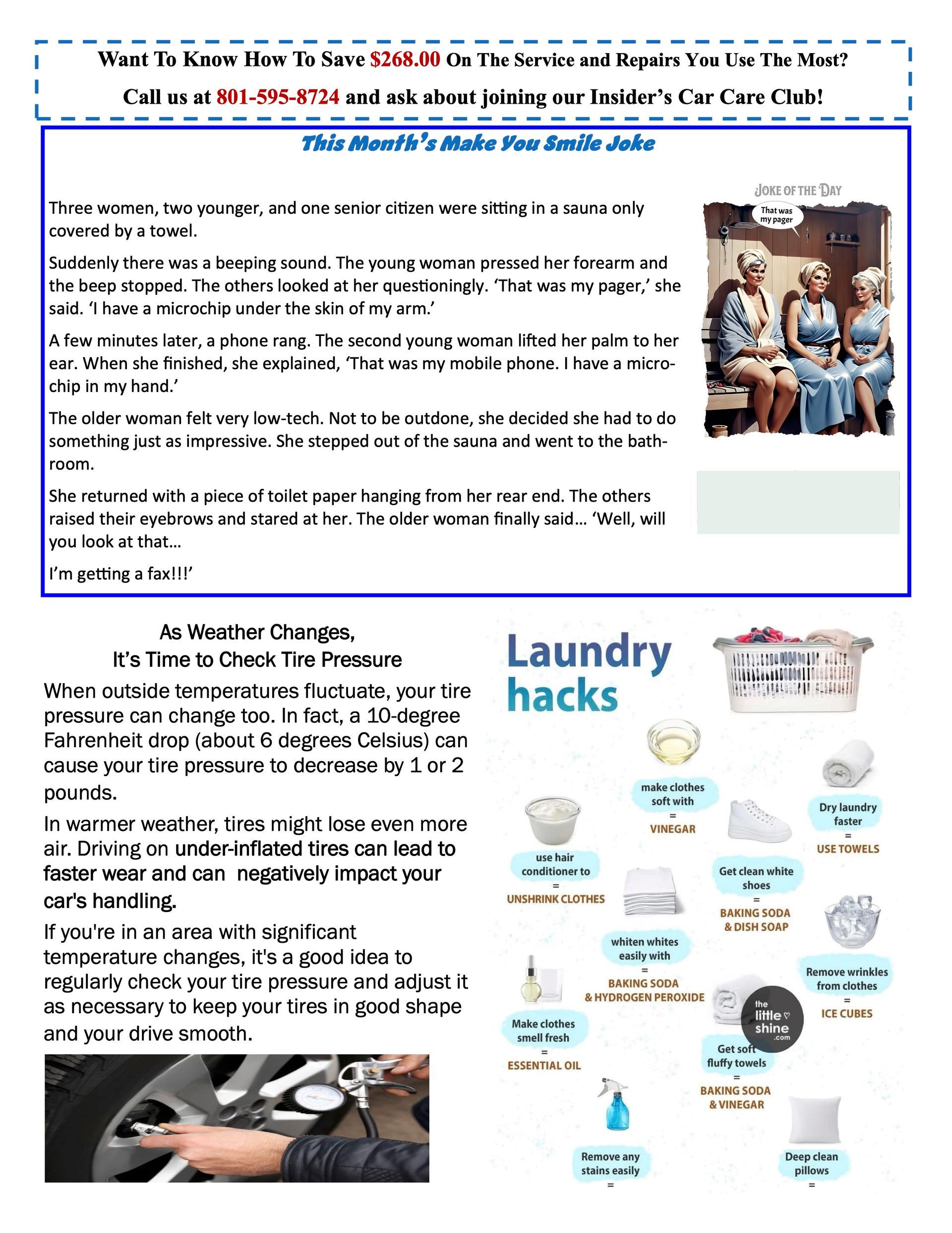 Newsletter | Mike Palmer Automotive