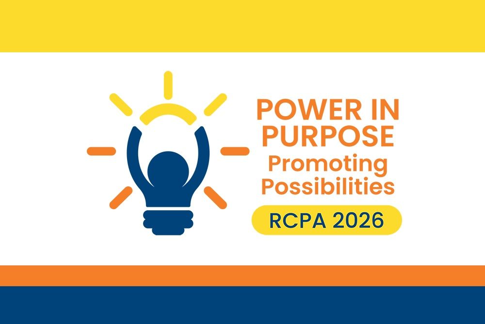 RCPA 2026 logo with dark blue, orange, and yellow border