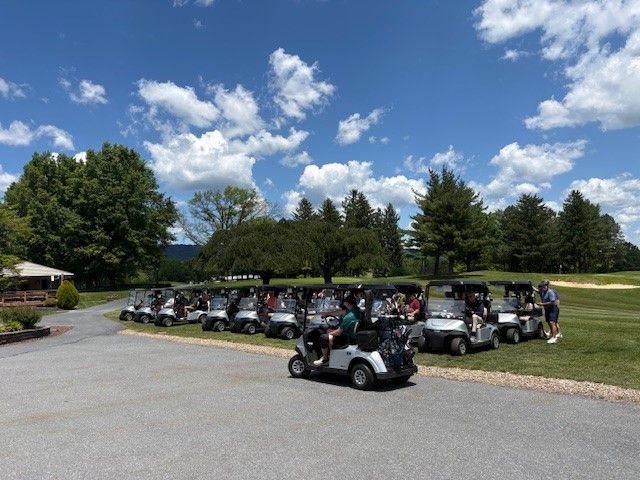 RCPA 2026 PAC Golf Carts Lined Up