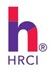 The HRCI logo featuring a stylized, multi-colored letter 