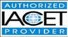 IACET Authorized Provider logo: a black globe icon between the letters