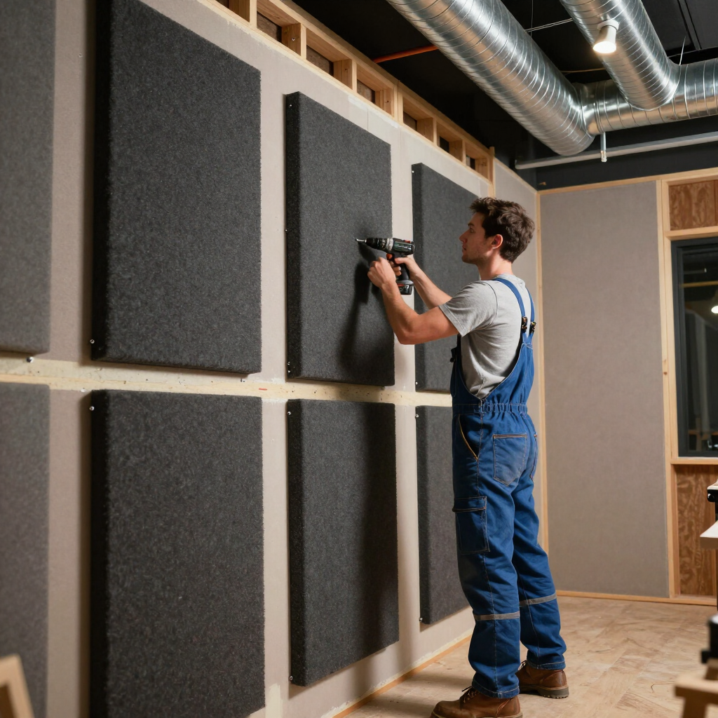 StudioBuild acoustic installation work