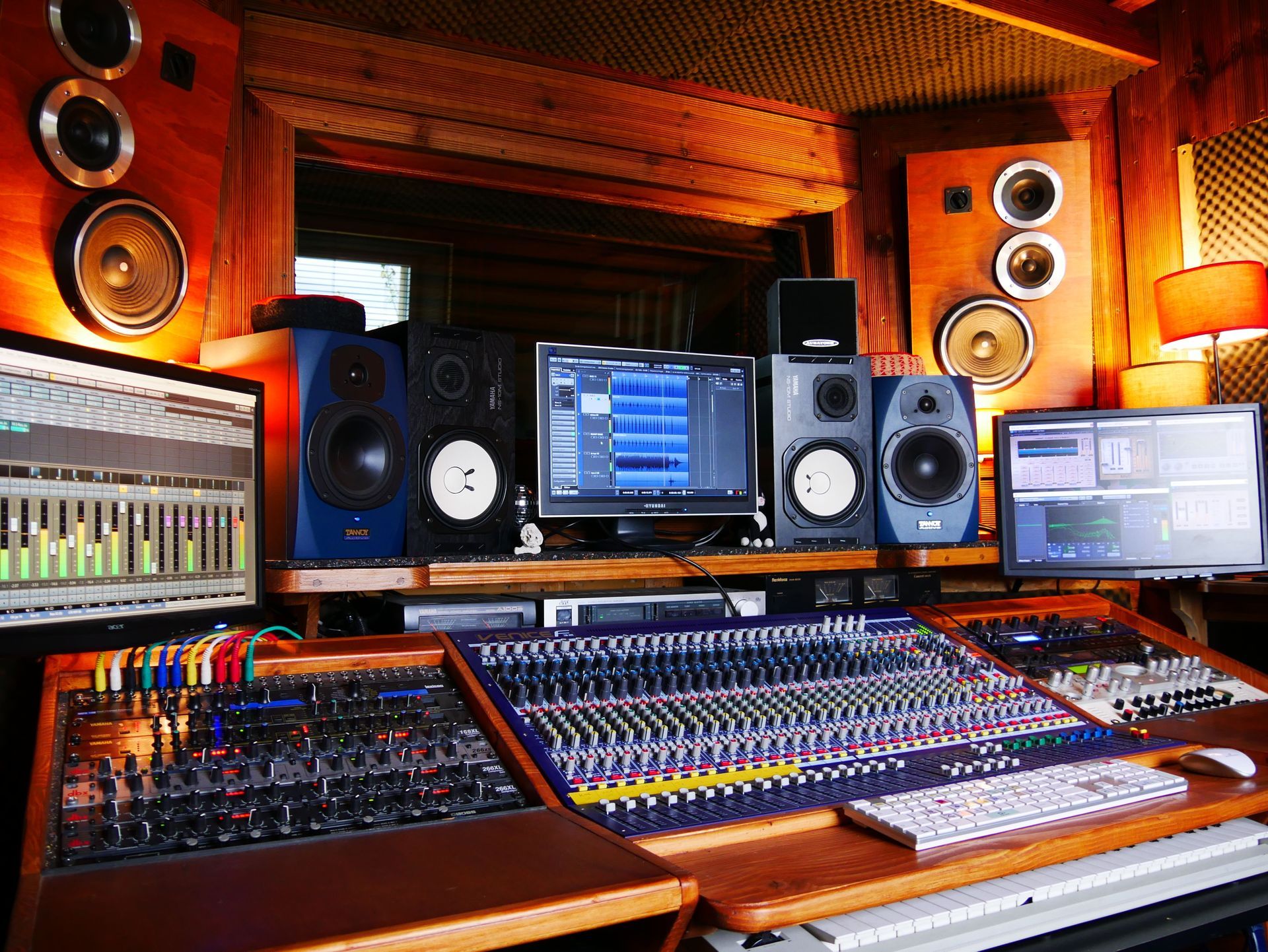 Studio design and acoustic modelling
