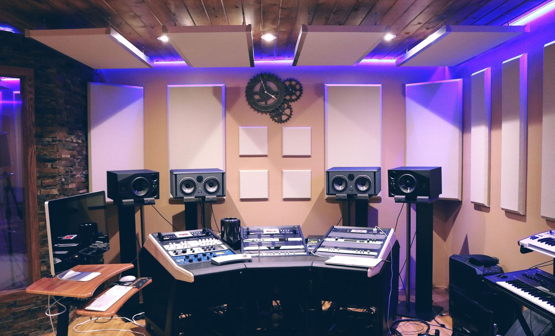 Music studio design and acoustic planning