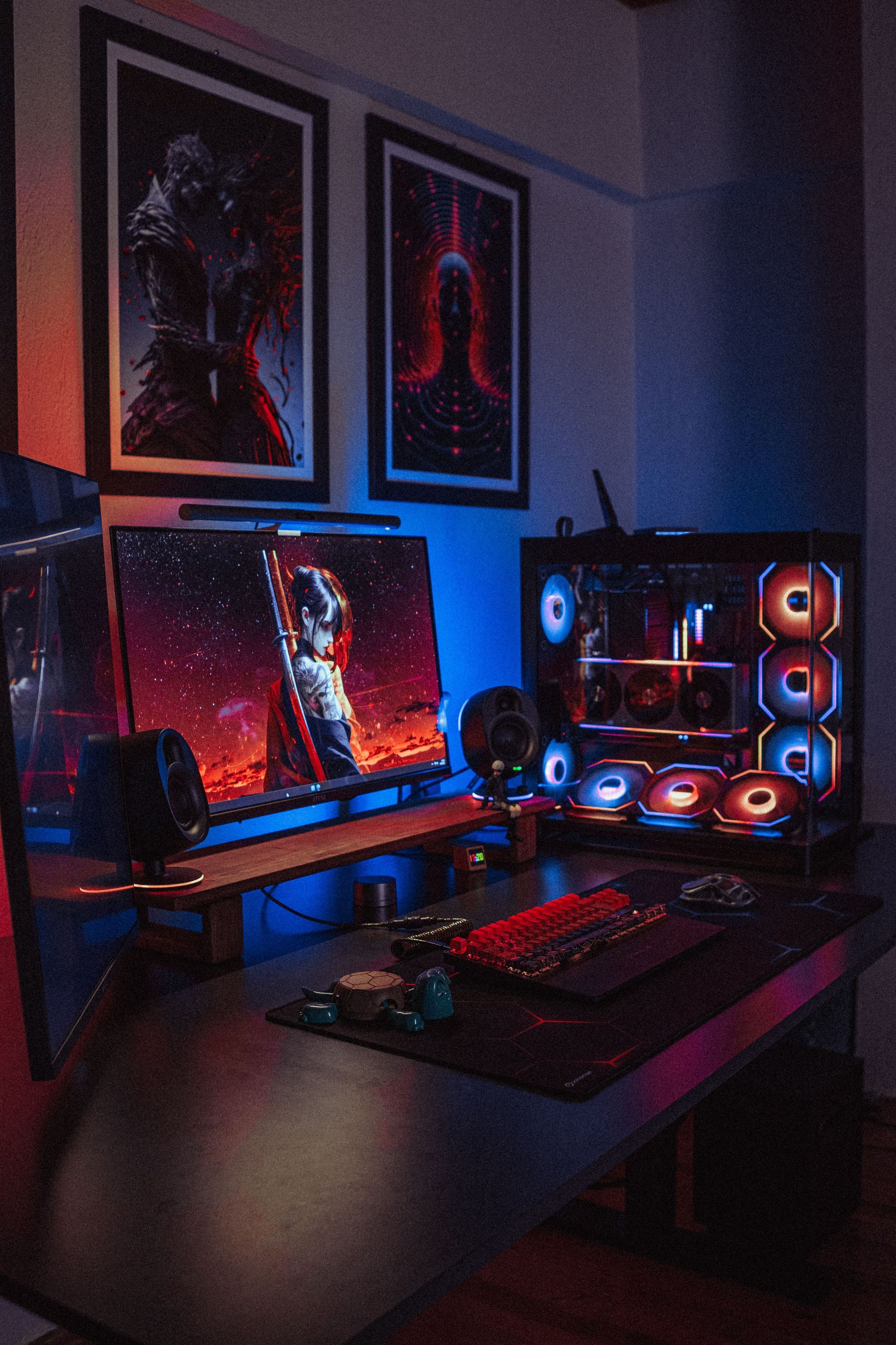 Gaming room interior