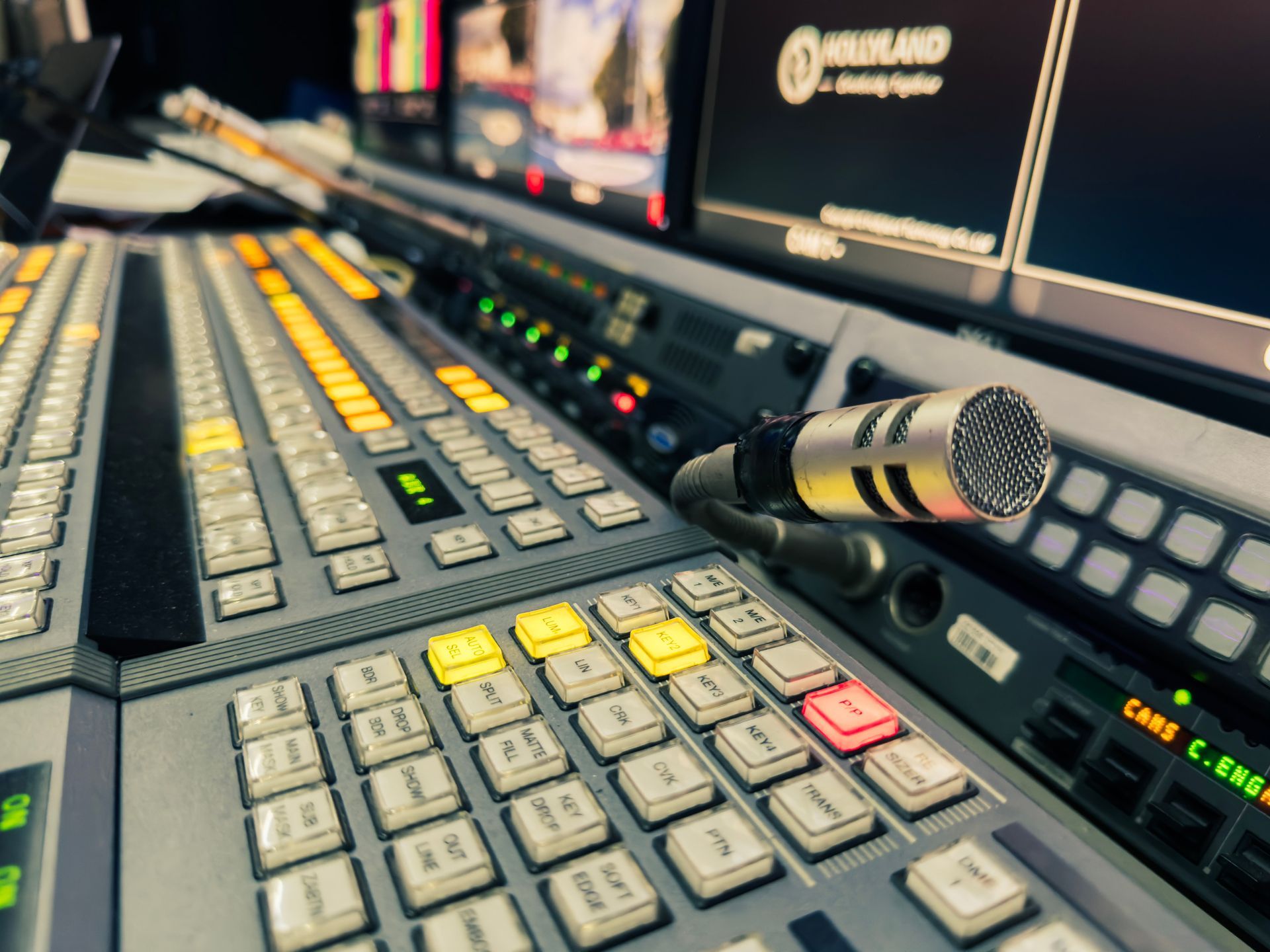 TV studio built by StudioBuild