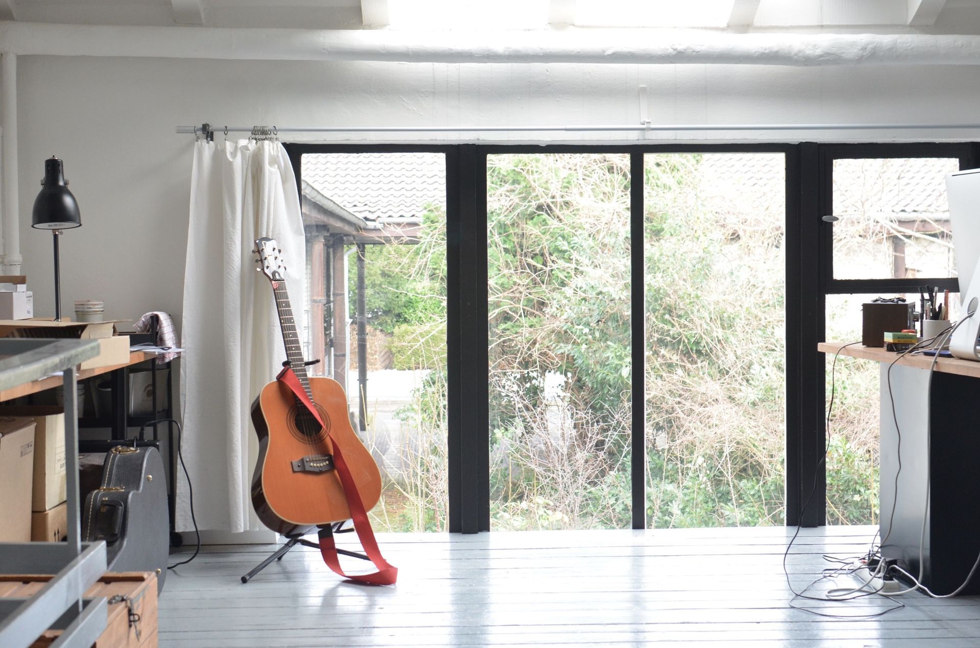 Garden studio interior