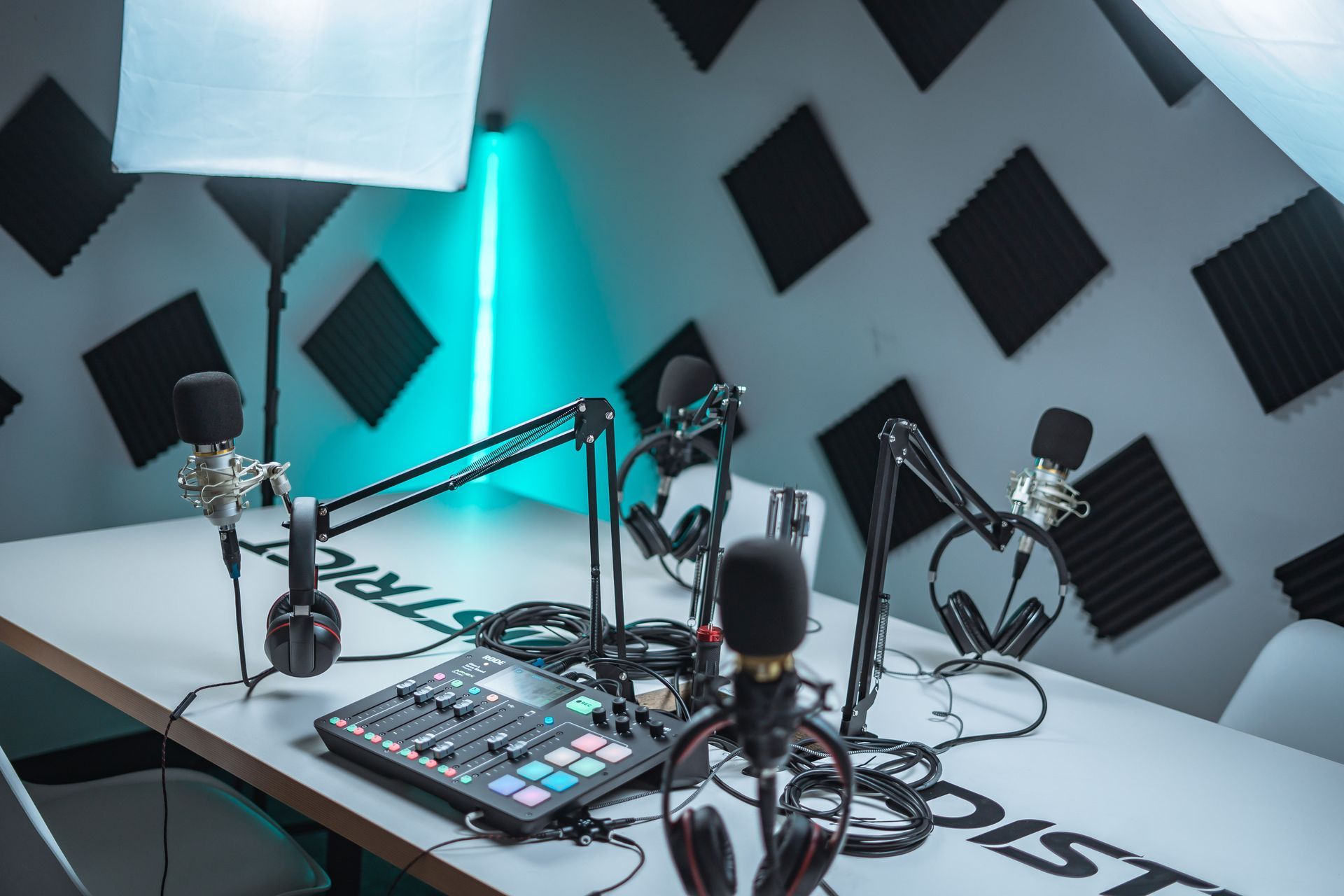 Streaming studio interior