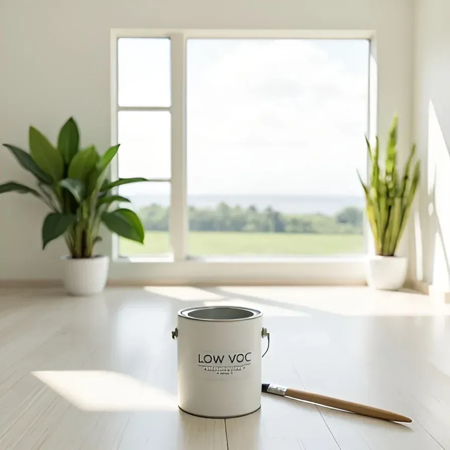 Low VOC paint benefits Oahu homes