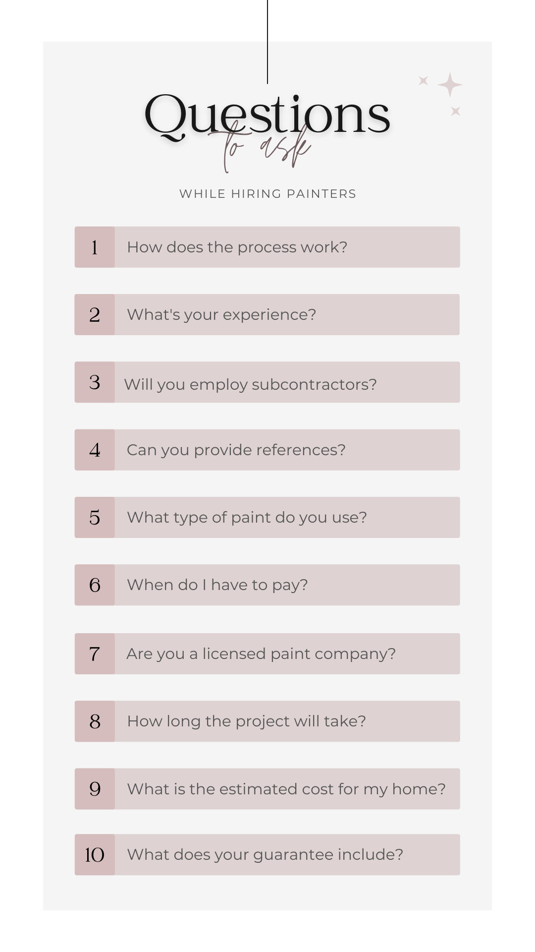 questions to ask Premier Painters Hawaii