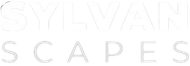 Pale embossed “SILVAN SCAPES” text on a white background.