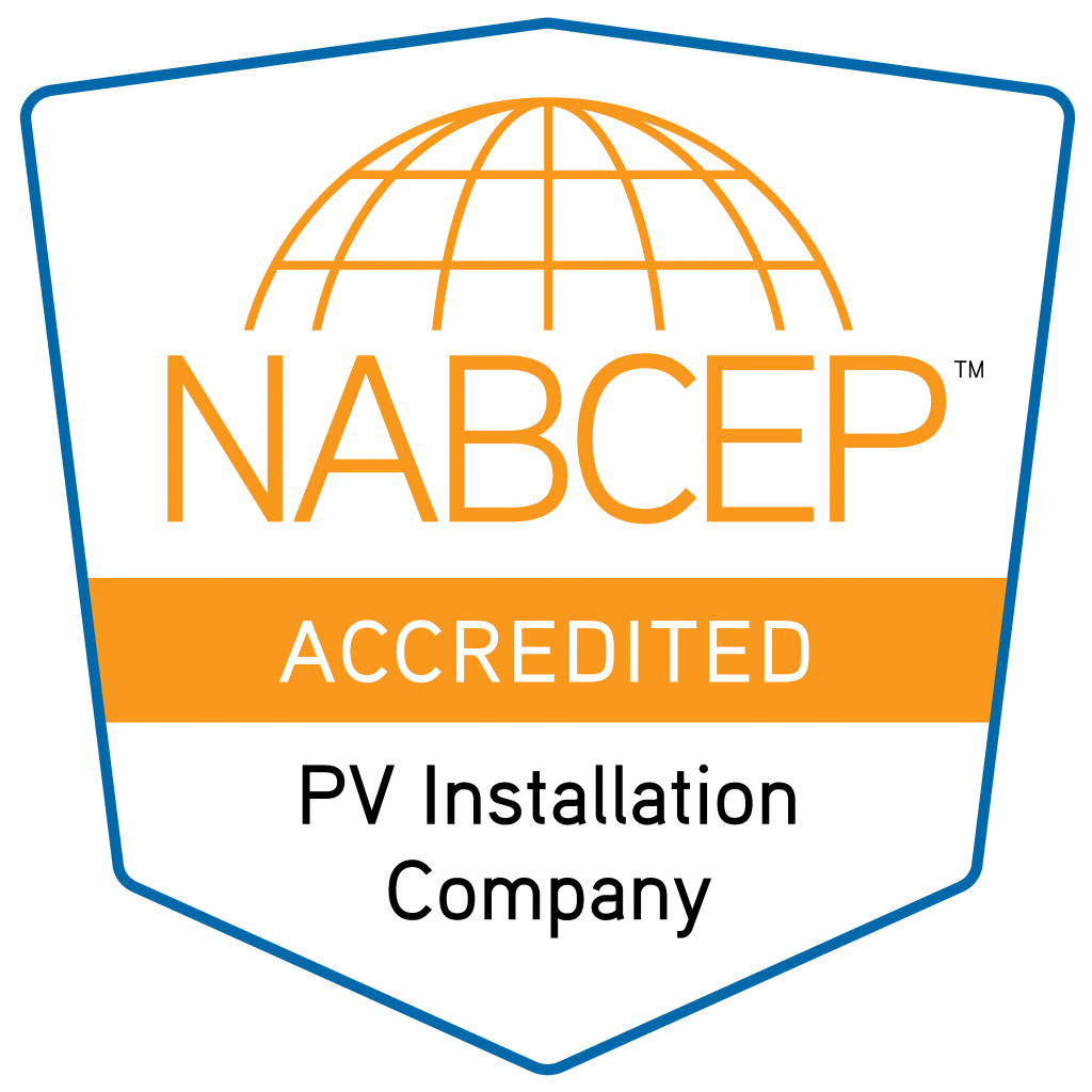 A nabcep accredited pv installation company logo