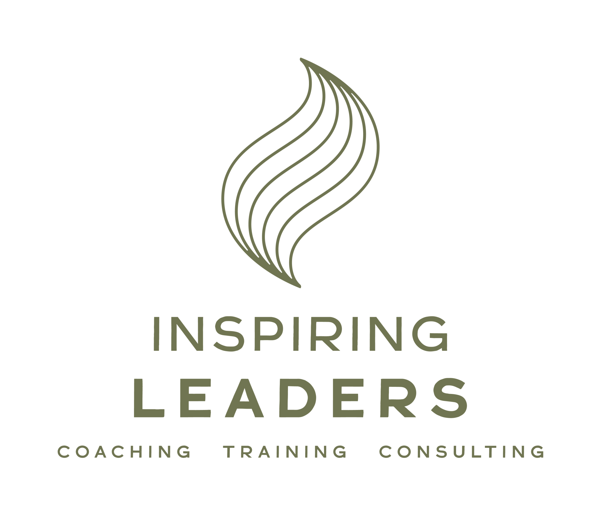 A logo for inspiring leaders coaching training and consulting.