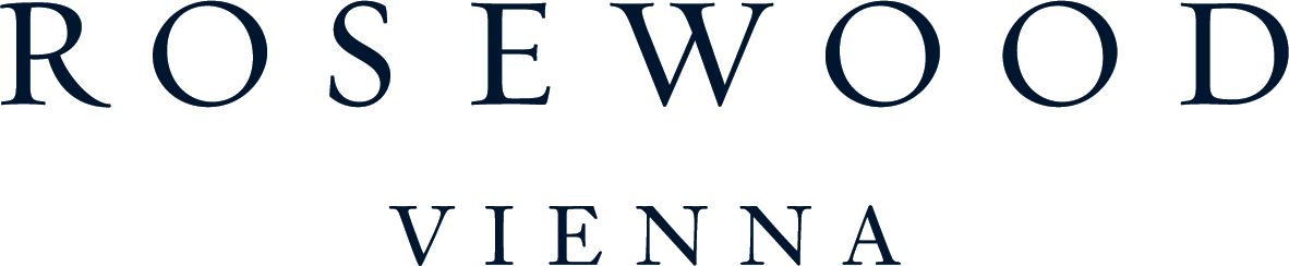 A logo for rosewood vienna is shown on a white background.