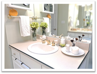 Home Staging accessories for bathroom
