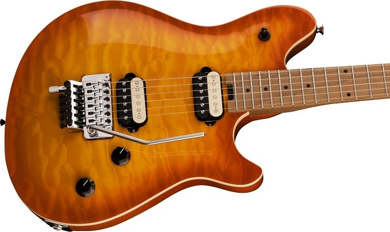 EVH Wolfgang® Special QM, Baked Maple Fingerboard - Solar