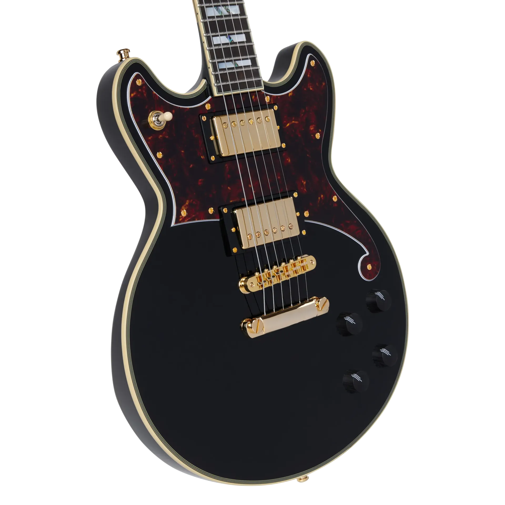 D'Angelico Deluxe Brighton - Solid Black