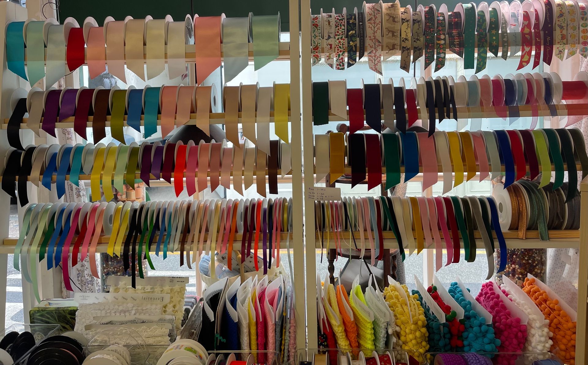 Our NEW Ribbon and Trims Stock