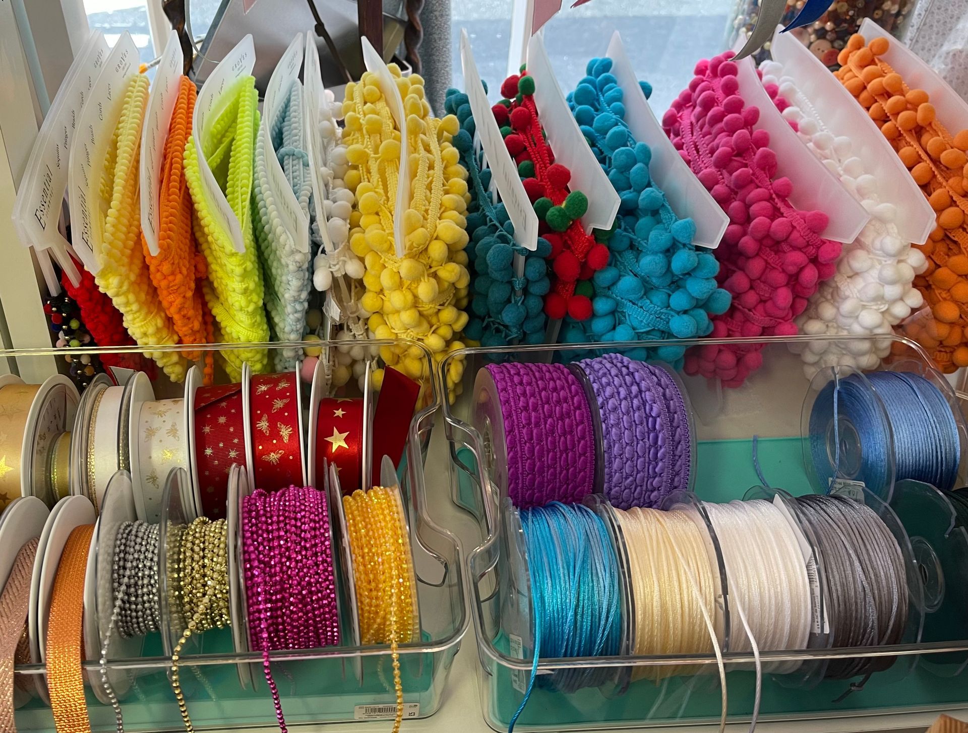 Our NEW Ribbon and Trims Stock