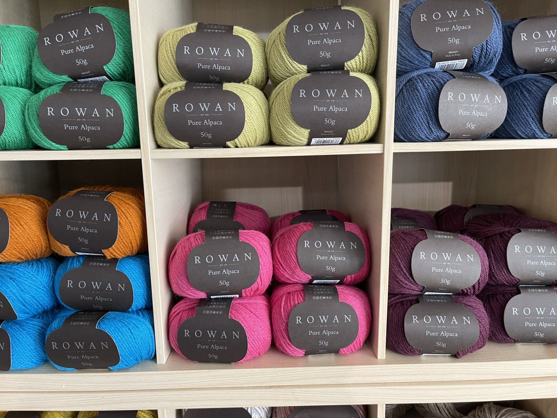 Rowan pure alpaca wools and yarns