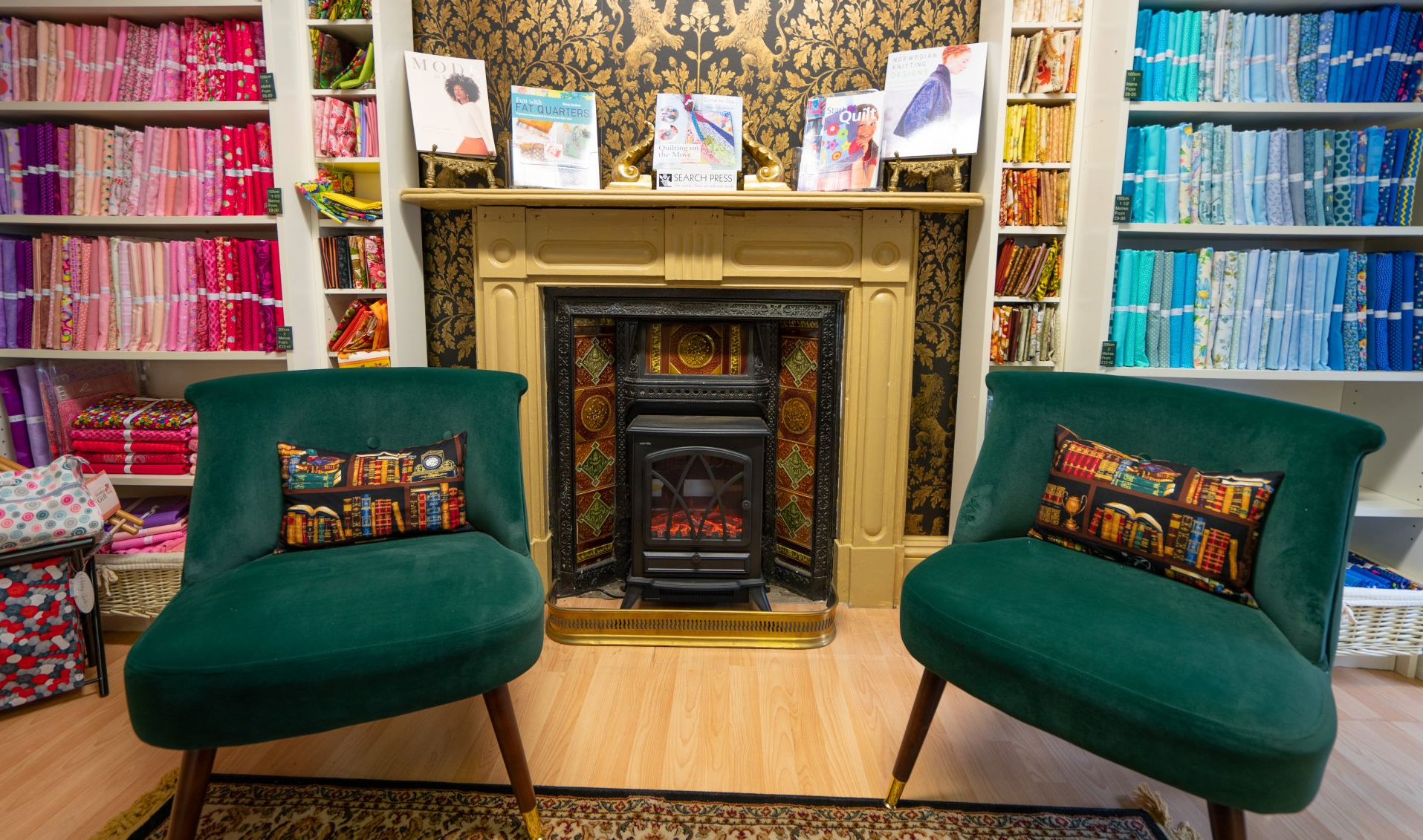 Treadles Book & Patterns area