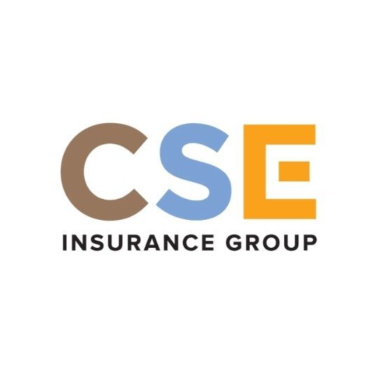 A cse insurance group logo on a white background