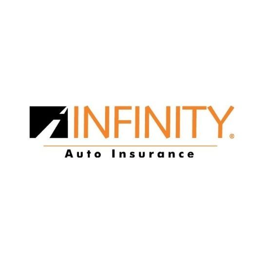 Infinity auto insurance logo on a white background