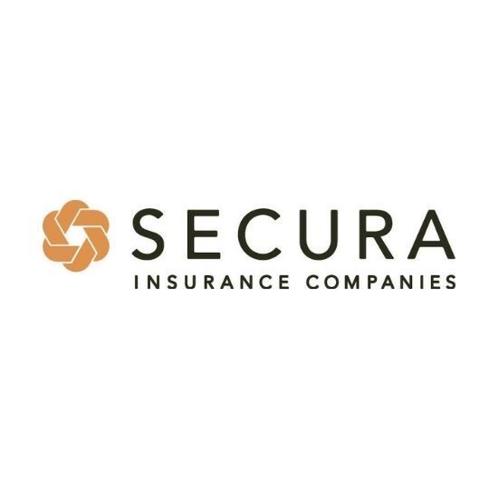 A logo for a company called secura insurance companies