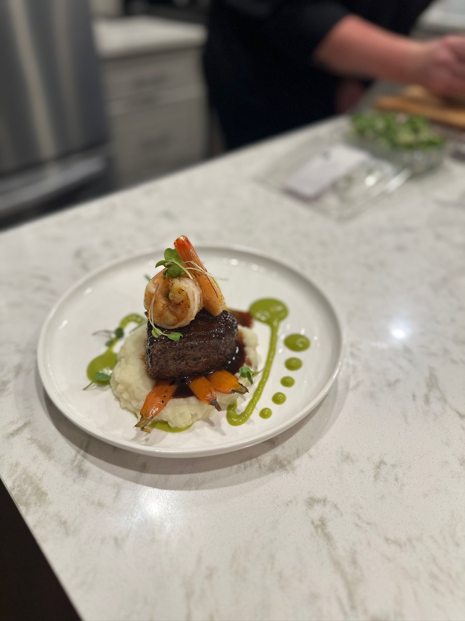 Surf and Turf on New Years Eve. 