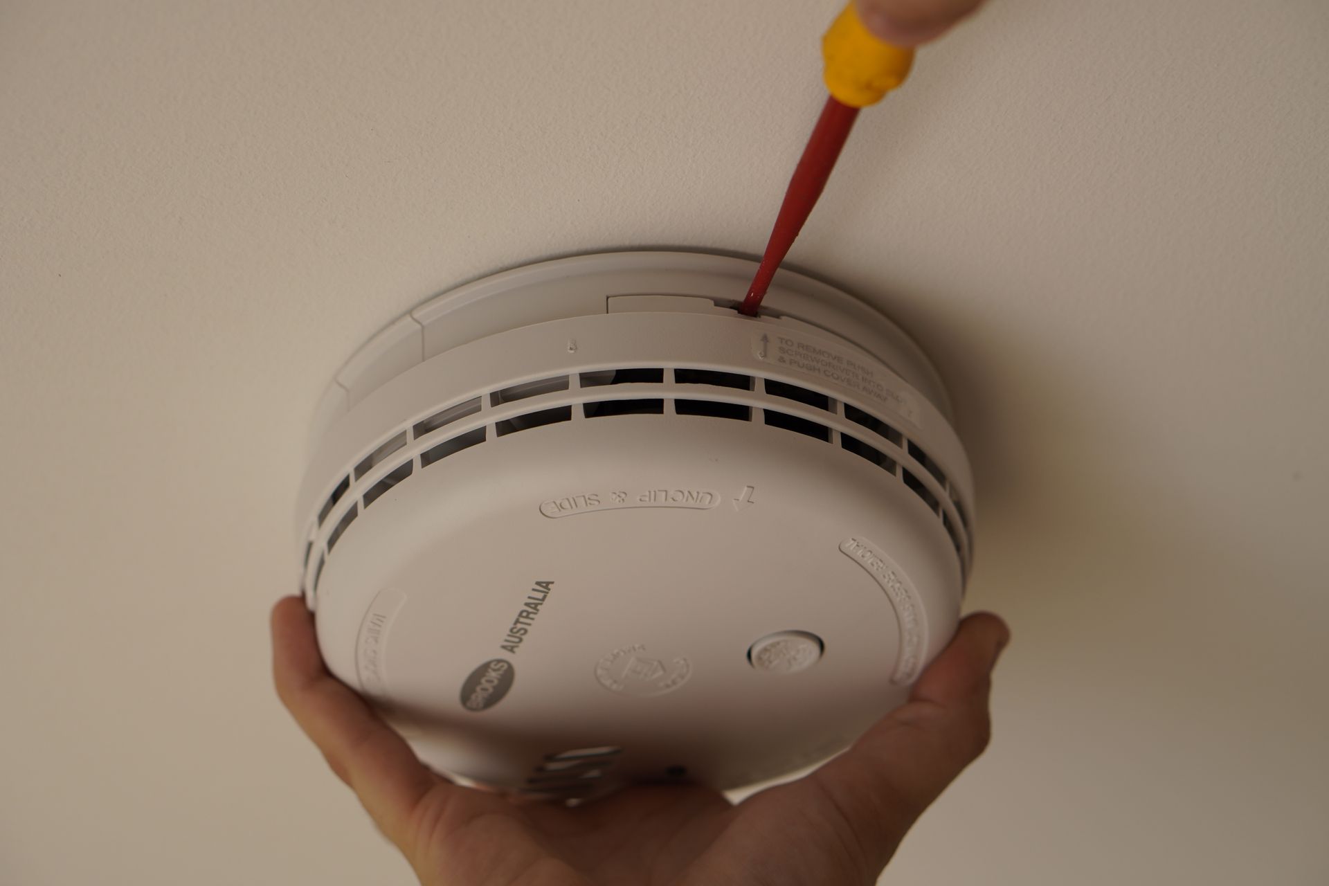 Smoke Alarm Removal Method