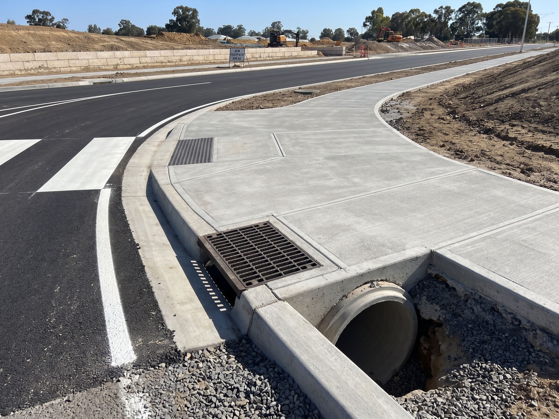 Road and footpath reinstatement
