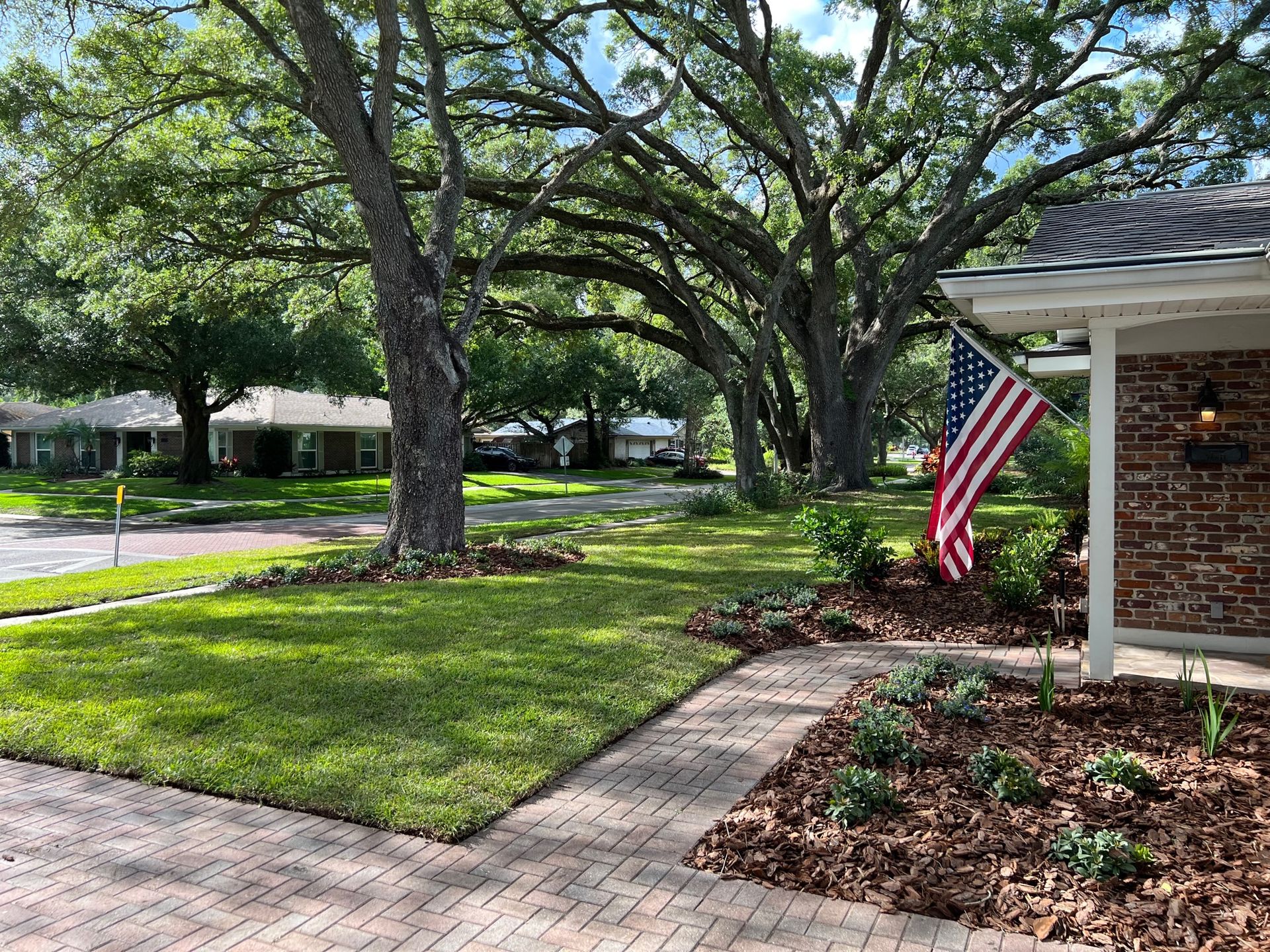 Front Yard Walkway Landscaping