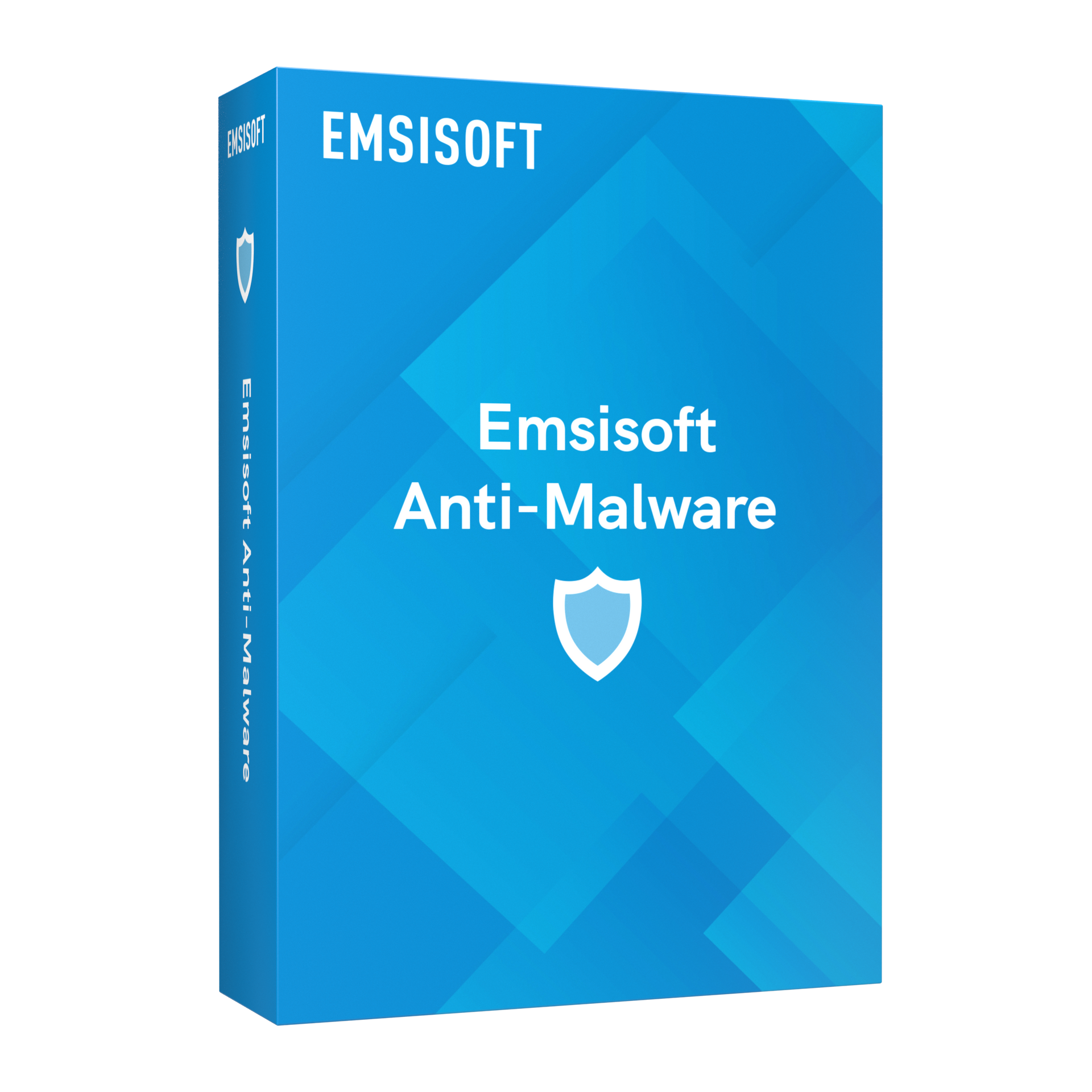 Een blauw vakje met daarop emsisoft anti-malware