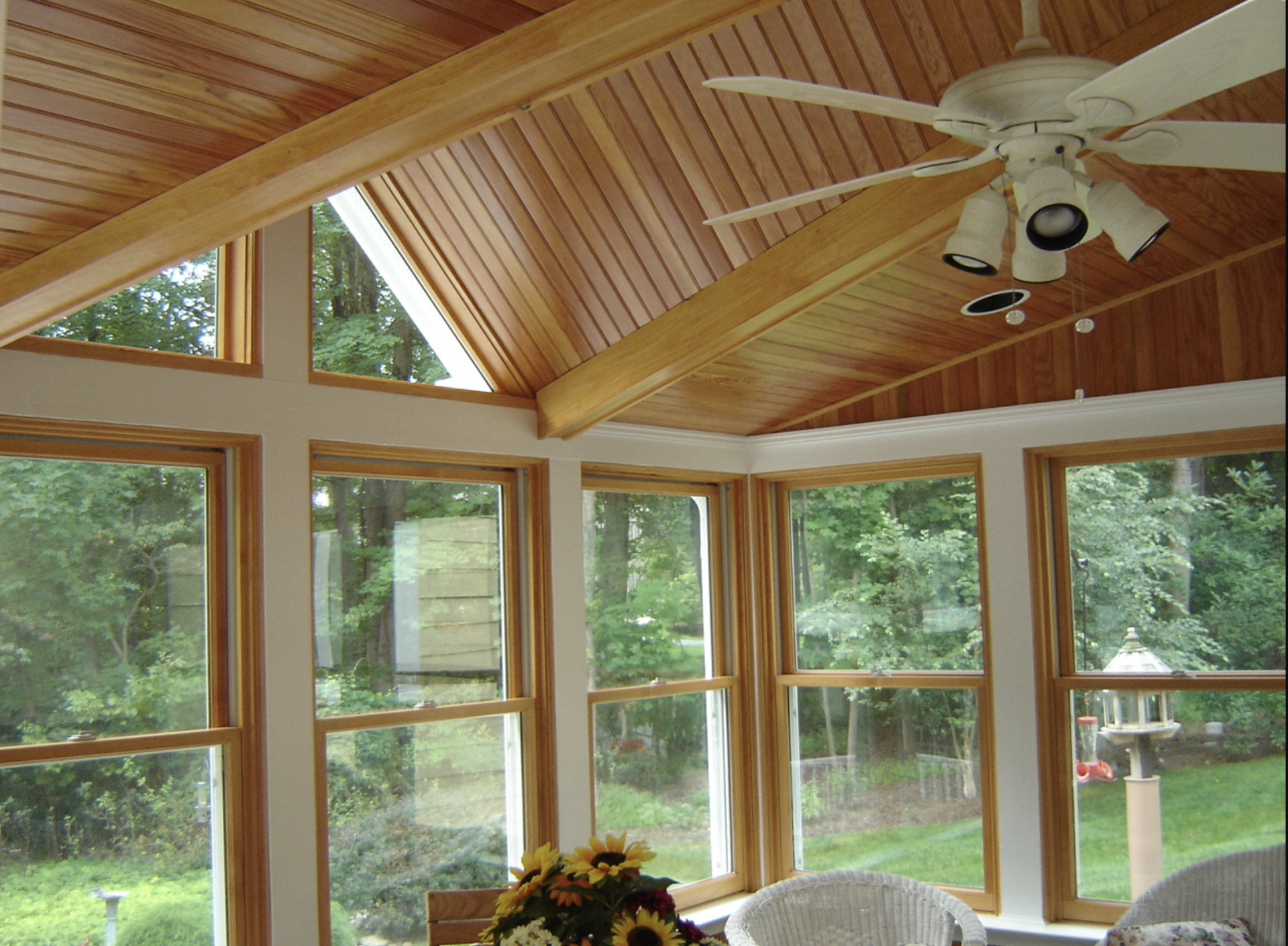sunroom windows view
