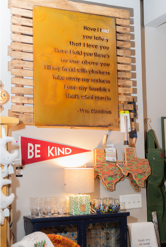 Sign with poem, 