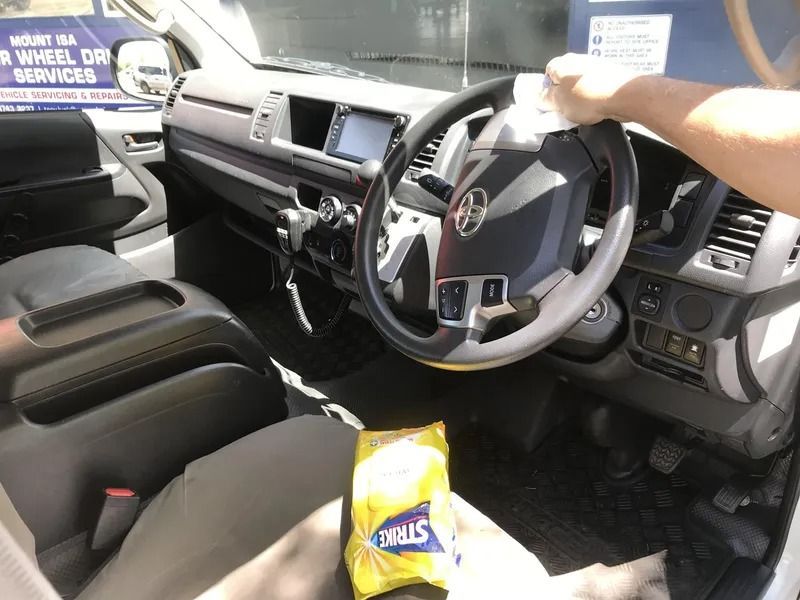 Interior View of a Toyota Van — Mt Isa Four Wheel Drive Services in Mount Isa City, QLD