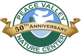 Peace Valley Nature Center The logo for the peace valley nature center