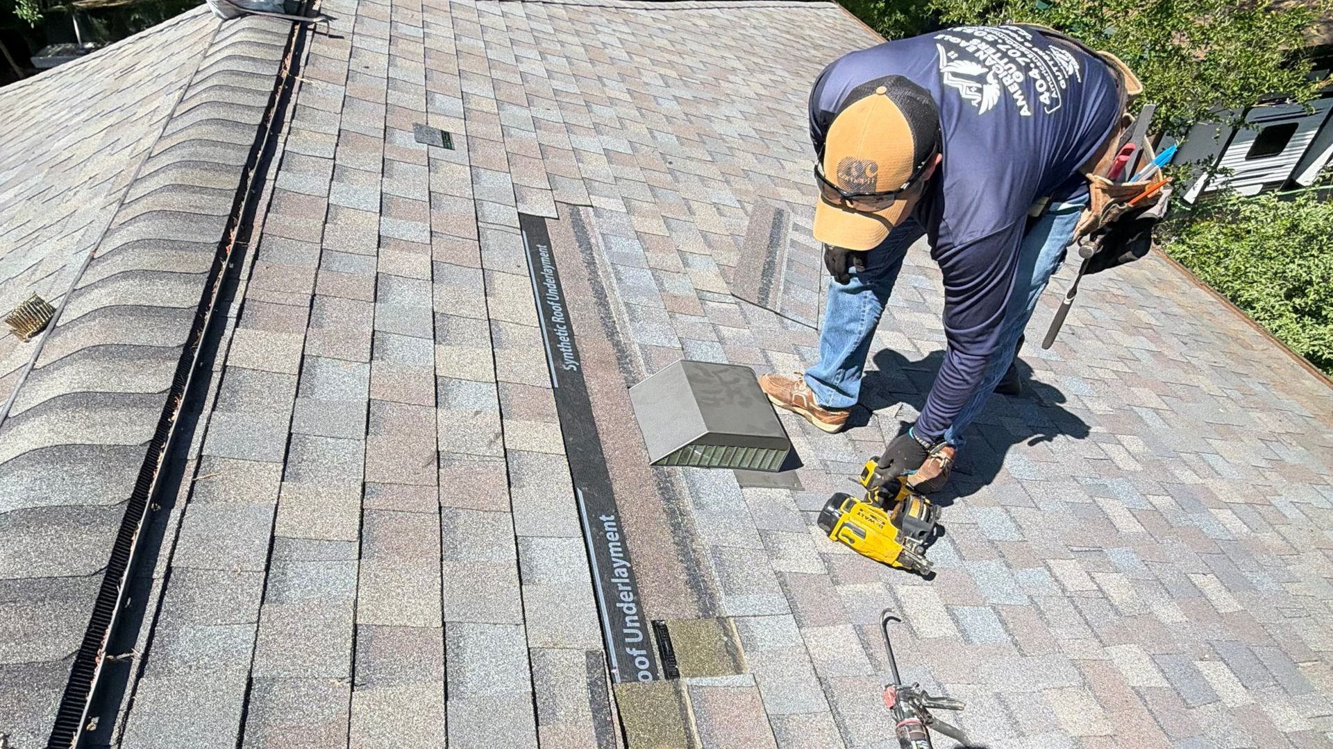 Roof repair in Lawrenceville, Ga